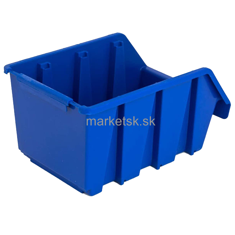 Kovová skriňa s plastovými boxmi BS01B - 195 x 71 x 30 cm