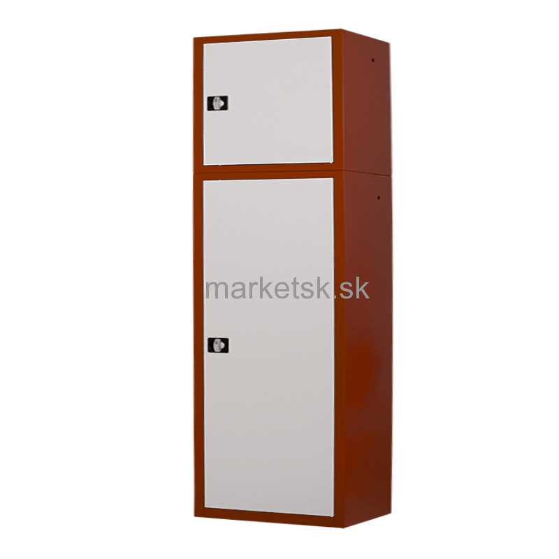 Kovová kancelárska skriňa OFX006 - 80 x 80 x 43,5 cm