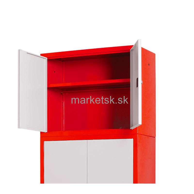 Kovová kancelárska skriňa OFX007 - 80 x 100 x 43,5 cm