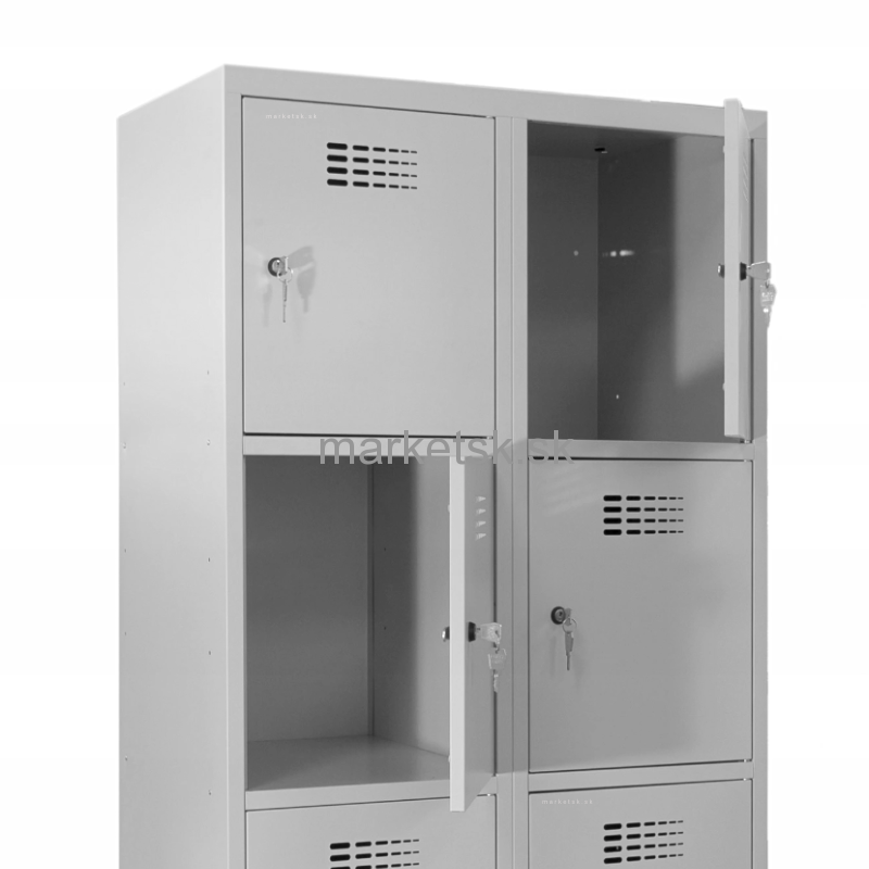 Kovová šatňová skriňa SB0342 - 180 x 60 x 50 cm