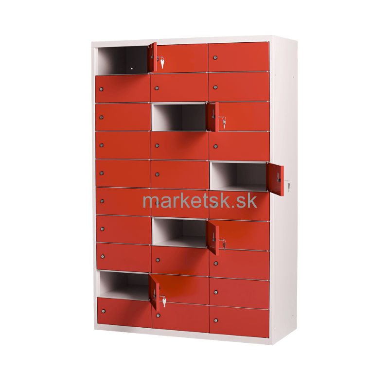 Kovová boxová skriňa SBE0430 - 180 x 117,5 x 50 cm