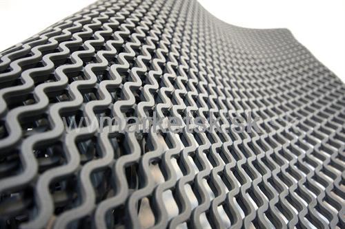 Protišmyková PVC rohož sivá, rozmer 1,0 x 9,0 m - viacúčelové využitie 