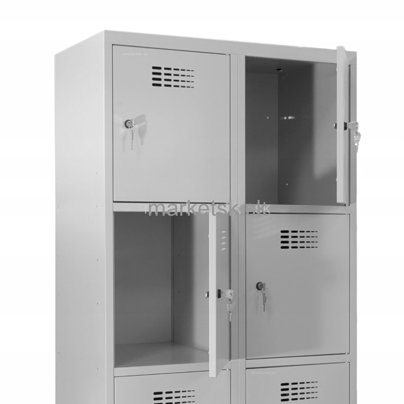 Kovová šatňová skriňa SB0432 - 180 x 80 x 50 cm