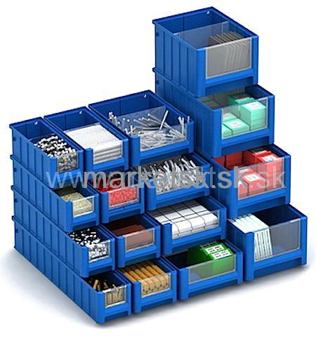 Regálový plastový box RK3C - 500 x 234 x 90 mm