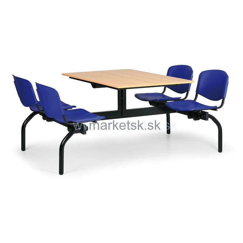 Jedálenská zostava KPS01 buk - 120 x 80 cm