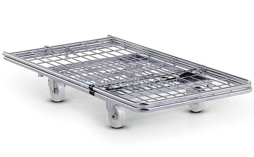 Skladací mrežový kontajner EC03 - 81 x 73 x 164/180 cm