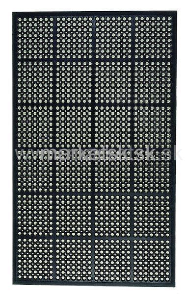 Protiúnavová rohož, základná, rozmery 0,9 x 1,5 m - s otvormi